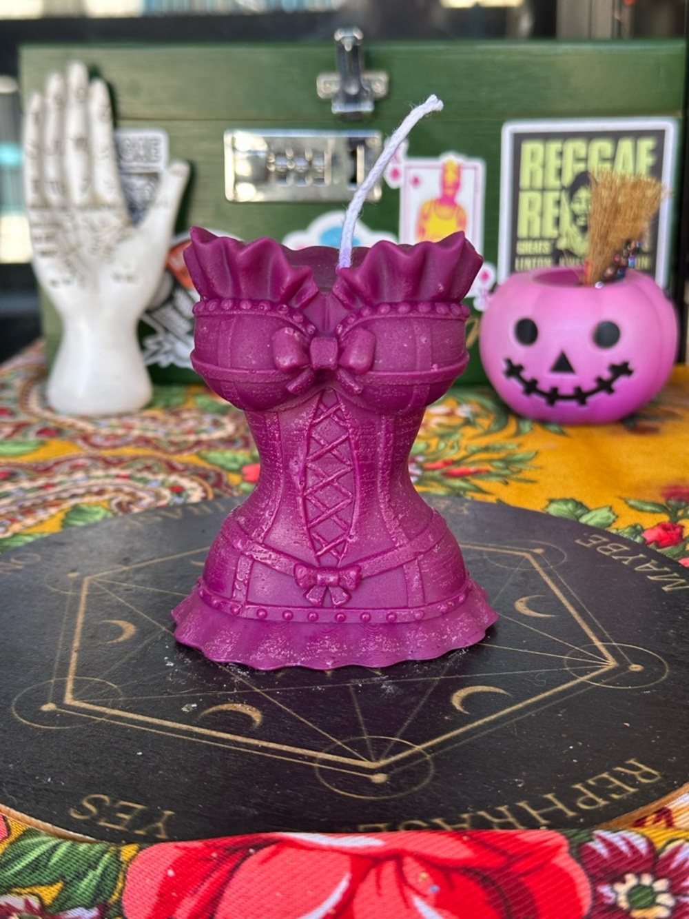 Velvet Moon Corset Candle